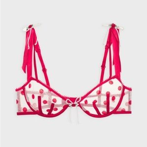 FOR LOVE & LEMONS RED BRA